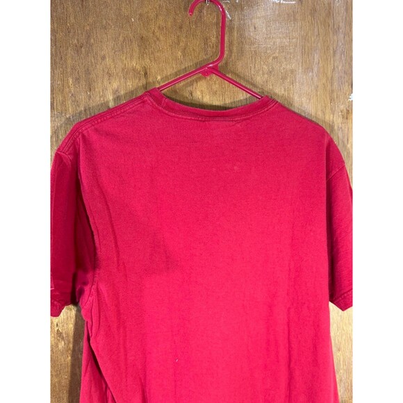 Vintage Tommy Hilfiger Red Blank Shirt Logo Men’s Small S - Picture 6 of 8